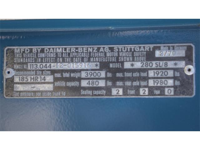 1970 Mercedes-Benz 280SL (CC-2117380) for sale in Boca Raton, Florida