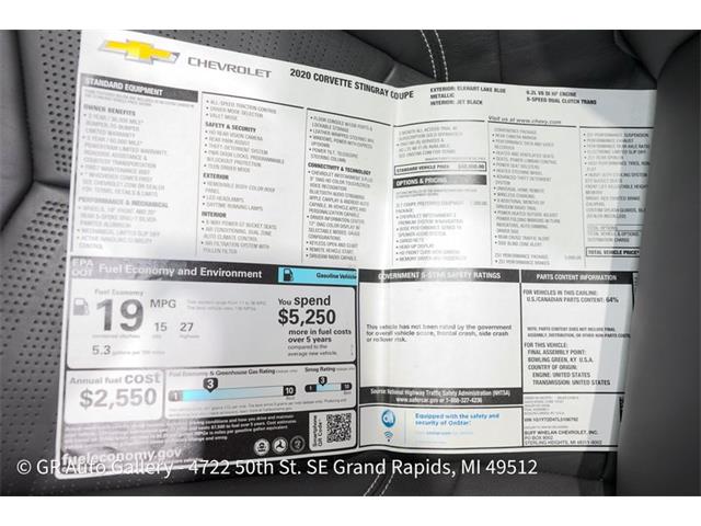 2020 Chevrolet Corvette (CC-2117431) for sale in Kentwood, Michigan
