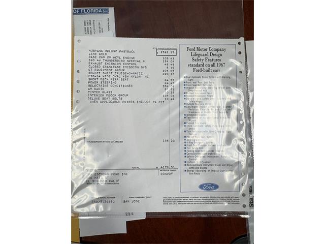 1967 Ford Mustang (CC-2117471) for sale in Lutz, Florida