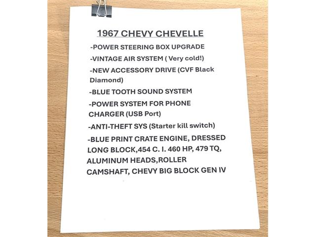 1967 Chevrolet Chevelle (CC-2117550) for sale in Homer City, Pennsylvania