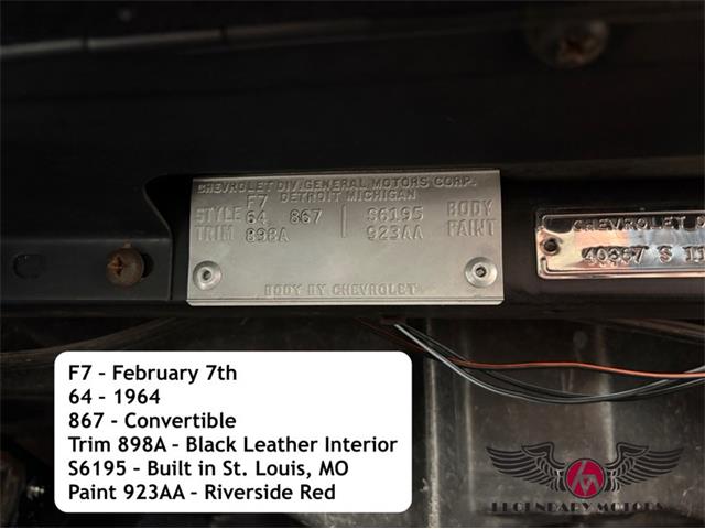 1964 Chevrolet Corvette (CC-2117649) for sale in Rowley, Massachusetts