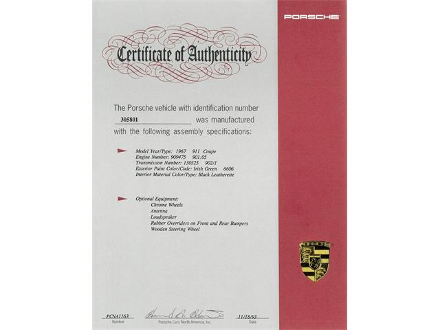 1967 Porsche 911 (CC-2117654) for sale in Houston, Texas