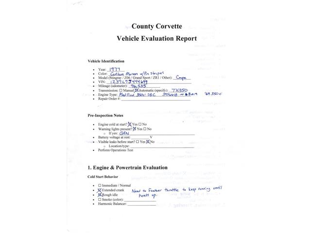 1977 Chevrolet Corvette (CC-2117674) for sale in West Chester, Pennsylvania