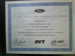 2000 Ford Contour (CC-2117699) for sale in EAST BEND, North Carolina