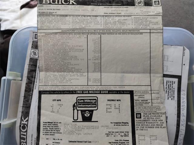 1986 Buick Regal (CC-2117956) for sale in Clarksburg, Maryland
