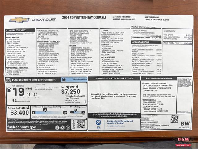 2024 Chevrolet Corvette (CC-2118139) for sale in Glen Ellyn, Illinois