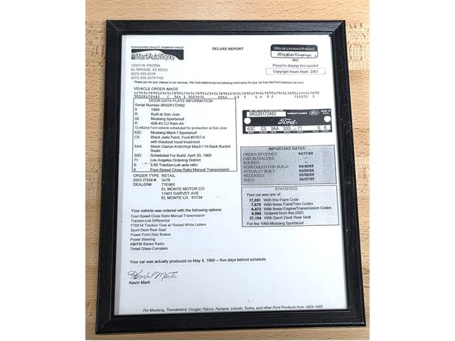 1969 Ford Mustang (CC-2118705) for sale in Homer City, Pennsylvania