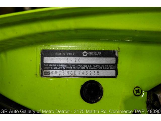 1970 Plymouth Road Runner (CC-2118901) for sale in Kentwood, Michigan