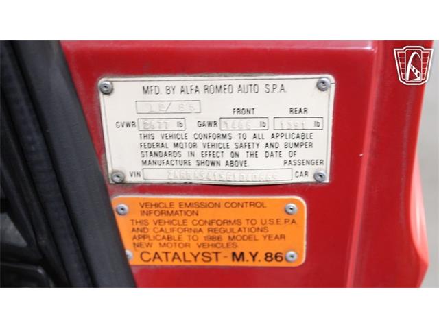 1986 Alfa Romeo Spider Veloce (CC-2118955) for sale in Peoria, Arizona