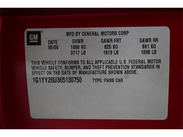 2006 Chevrolet Corvette (CC-2119042) for sale in Wayne, Michigan