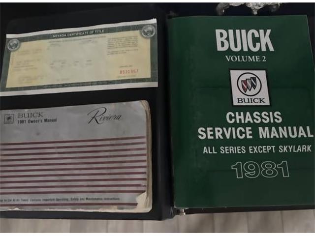 1981 Buick Riviera (CC-2119261) for sale in Cadillac, Michigan