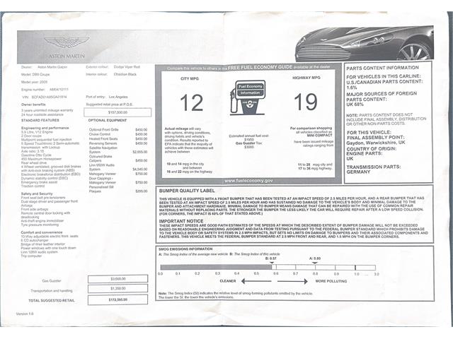 2005 Aston Martin DB9 (CC-2119350) for sale in Huntington Station, New York