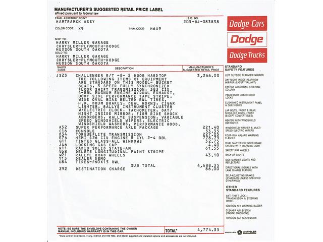 1970 Dodge Challenger R/T (CC-2119455) for sale in St. Louis, Missouri
