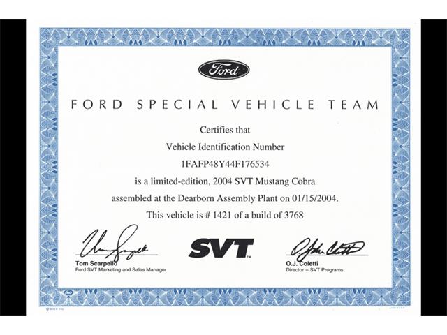 2004 Ford Mustang (CC-2119599) for sale in Plymouth, Michigan