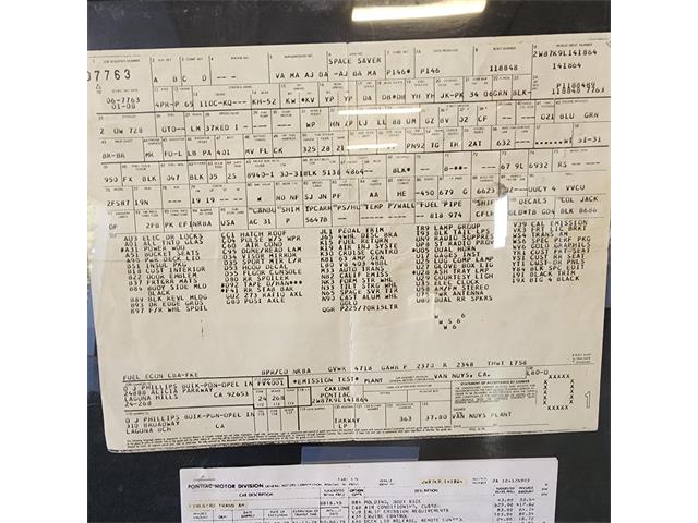 1979 Pontiac Firebird Trans Am (CC-2119911) for sale in Divide, Colorado