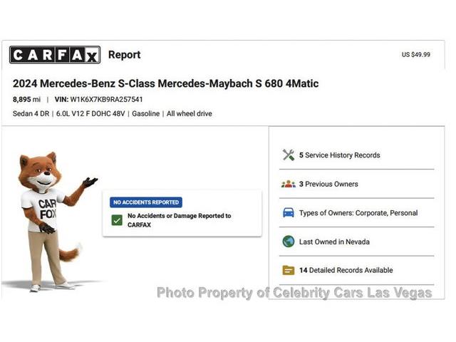 2024 Mercedes-Benz S-Class (CC-2121121) for sale in Las Vegas, Nevada