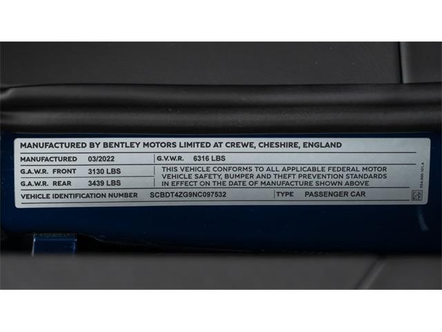 2022 Bentley Continental (CC-2121181) for sale in Las Vegas, Nevada