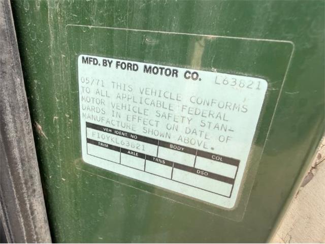 1971 Ford F100 (CC-2121358) for sale in Cadillac, Michigan