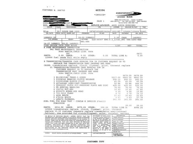 1999 Dodge Ram (CC-2121427) for sale in Denver , Colorado