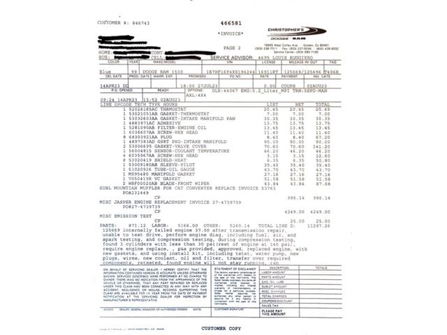 1999 Dodge Ram (CC-2121427) for sale in Denver , Colorado