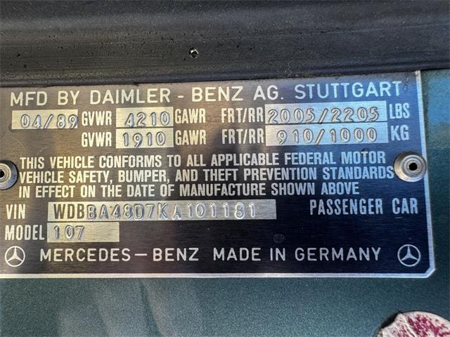 1989 Mercedes-Benz 560SL (CC-2121624) for sale in Henderson, Nevada