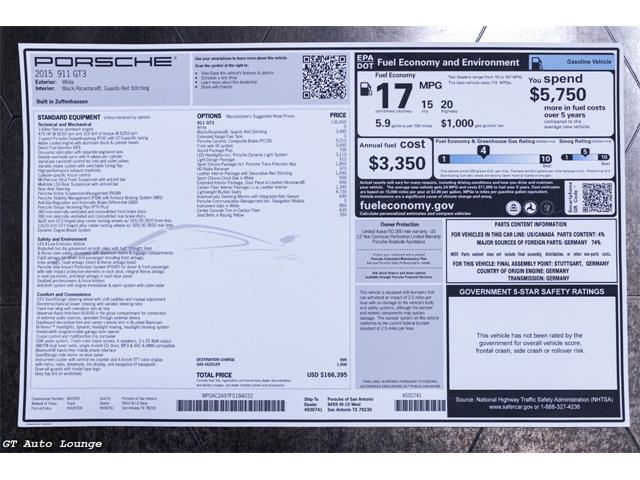 2015 Porsche 911 GT3 (CC-2120183) for sale in Rancho Cordova, California