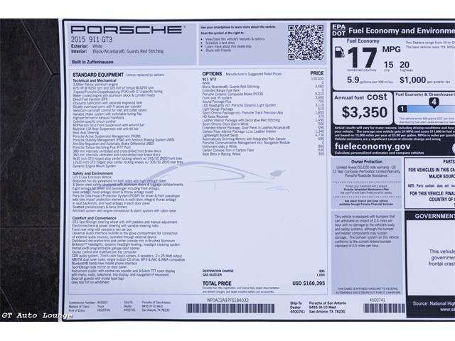 2015 Porsche 911 GT3 (CC-2120183) for sale in Rancho Cordova, California