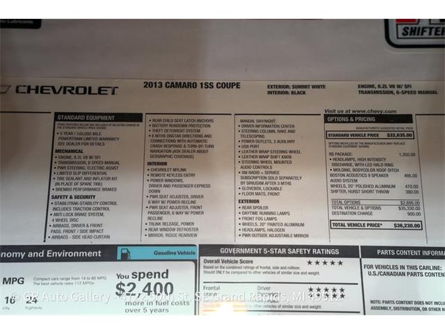 2013 Chevrolet Camaro (CC-2122036) for sale in Kentwood, Michigan