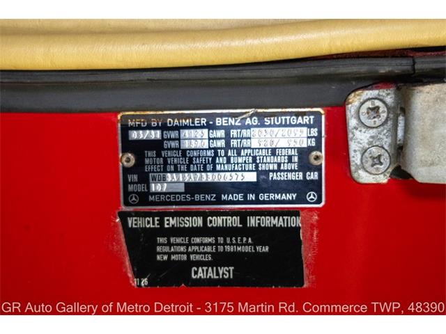 1981 Mercedes-Benz 380SL (CC-2120211) for sale in Kentwood, Michigan