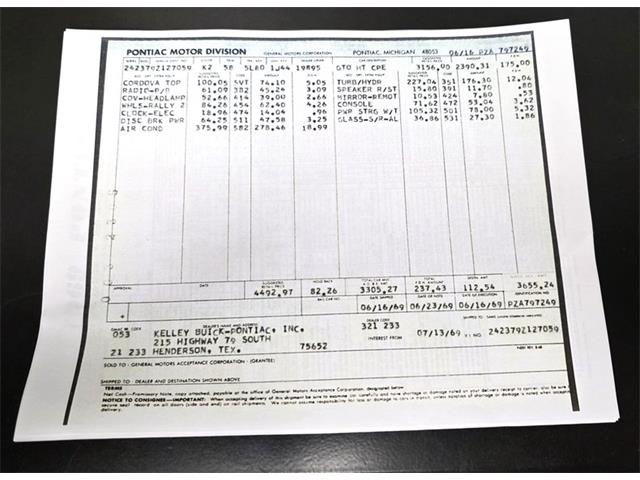 1969 Pontiac GTO (CC-2122147) for sale in Homer City, Pennsylvania