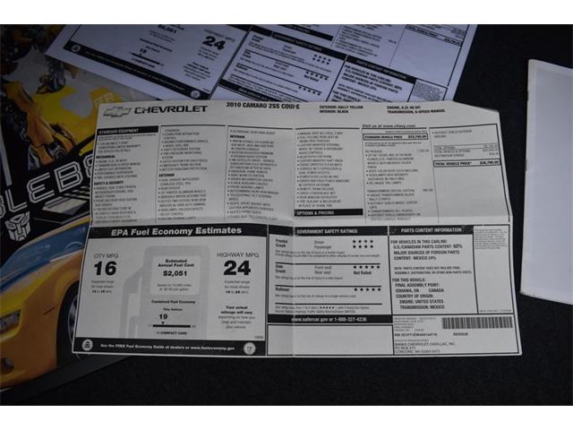 2010 Chevrolet Camaro (CC-2122218) for sale in Elkhart, Indiana