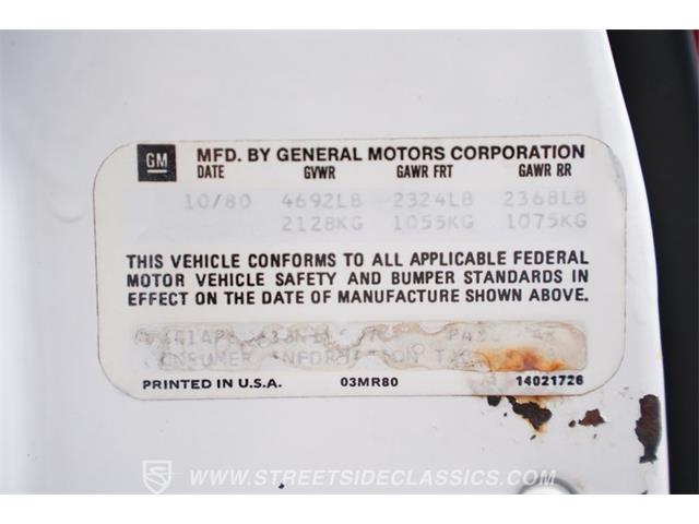 1981 Chevrolet Camaro (CC-2122368) for sale in Lithia Springs, Georgia