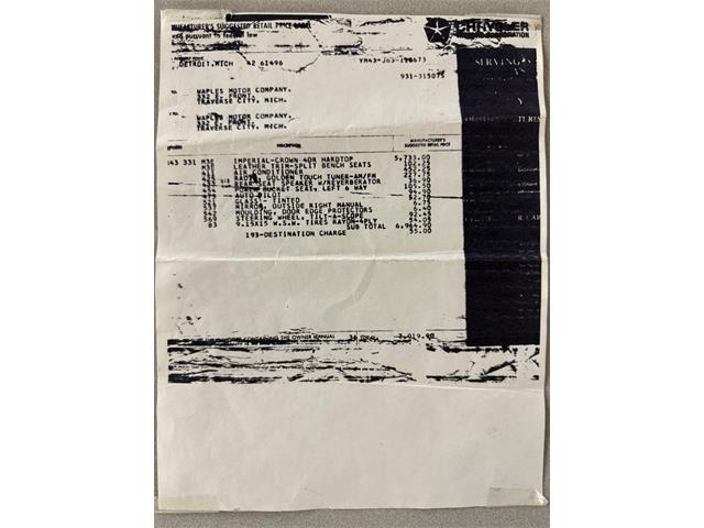 1966 Chrysler Imperial (CC-2122372) for sale in Greensboro, North Carolina