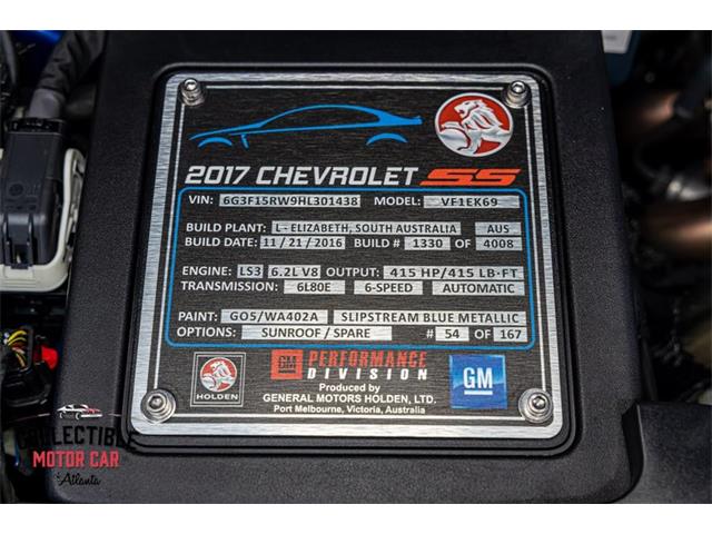 2017 Chevrolet SS (CC-2122475) for sale in Marietta, Georgia