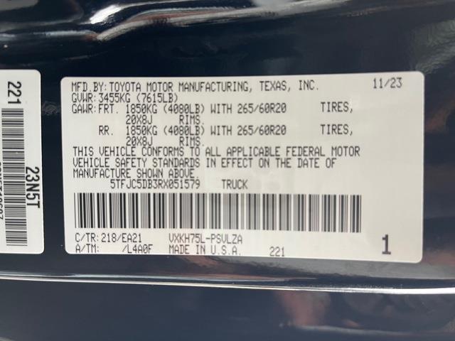 2024 Toyota Tundra (CC-2122489) for sale in Jacksonville, Florida