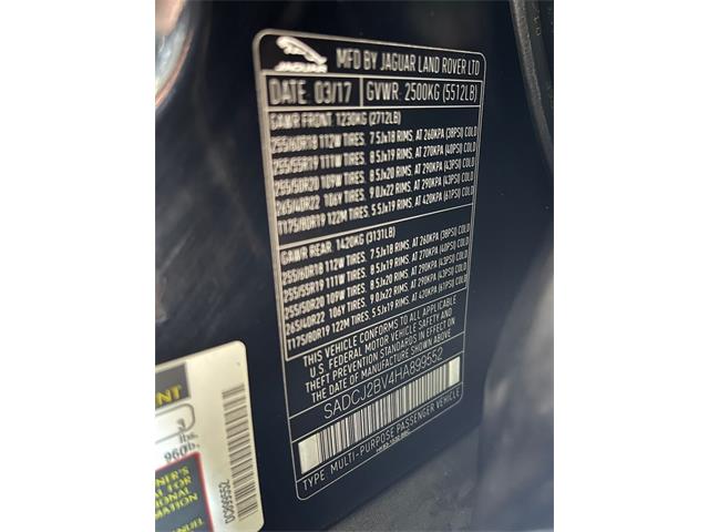 2017 Jaguar F-PACE (CC-2122490) for sale in Jacksonville, Florida