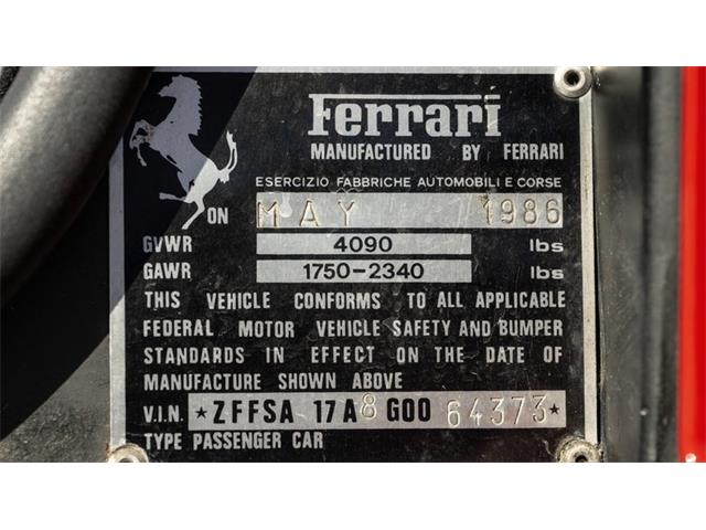 1986 Ferrari Testarossa (CC-2122944) for sale in Las Vegas, Nevada