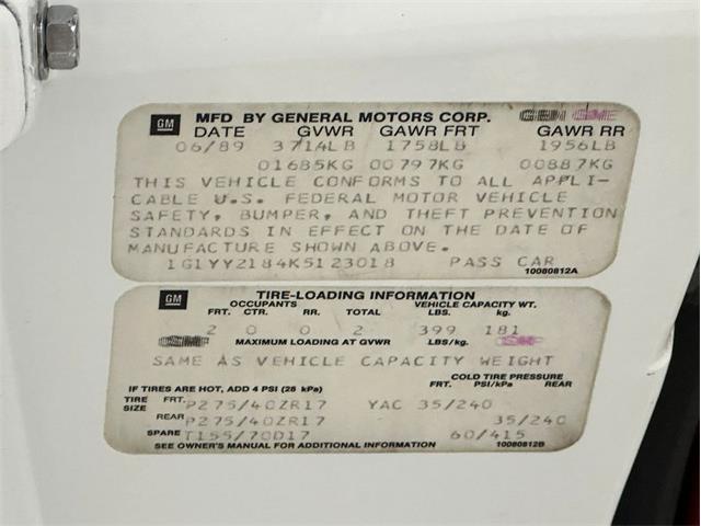 1989 Chevrolet Corvette (CC-2120300) for sale in Depew, New York
