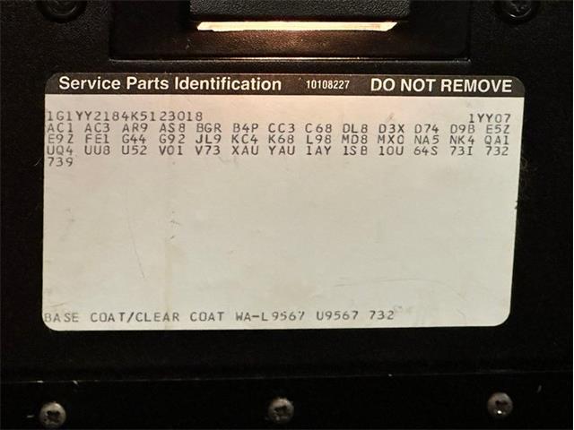 1989 Chevrolet Corvette (CC-2120300) for sale in Depew, New York