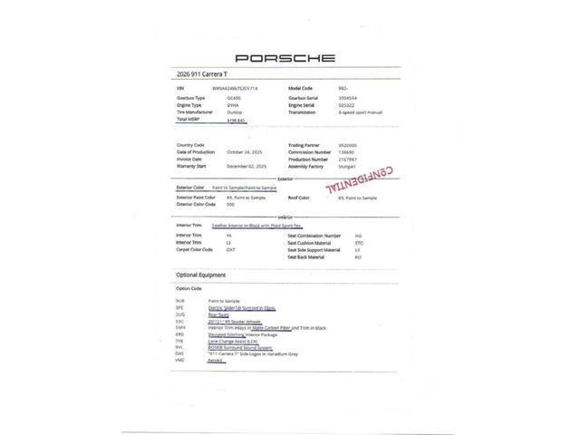 2026 Porsche 911 Carrera (CC-2123005) for sale in Scottsdale, Arizona