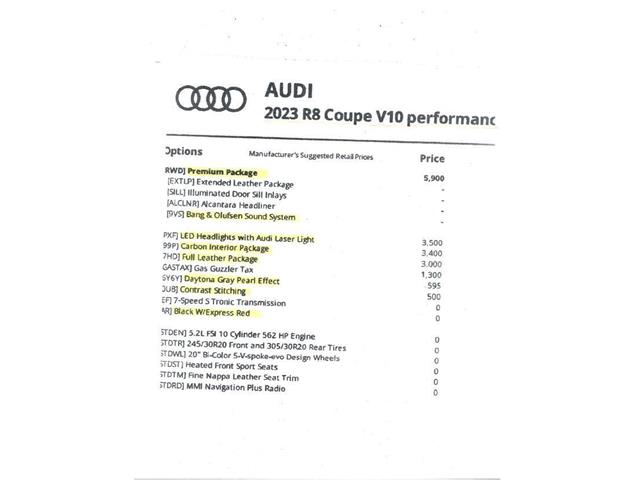 2023 Audi R8 (CC-2123018) for sale in Scottsdale, Arizona