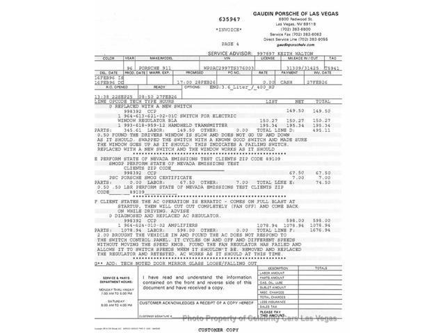 1996 Porsche 911 Carrera (CC-2120372) for sale in Las Vegas, Nevada