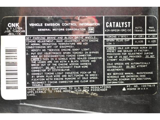 1988 Chevrolet Corvette (CC-409044) for sale in Hickory, North Carolina