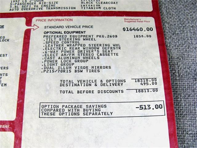 1992 Mercury Cougar (CC-415808) for sale in Shaker Heights, Ohio