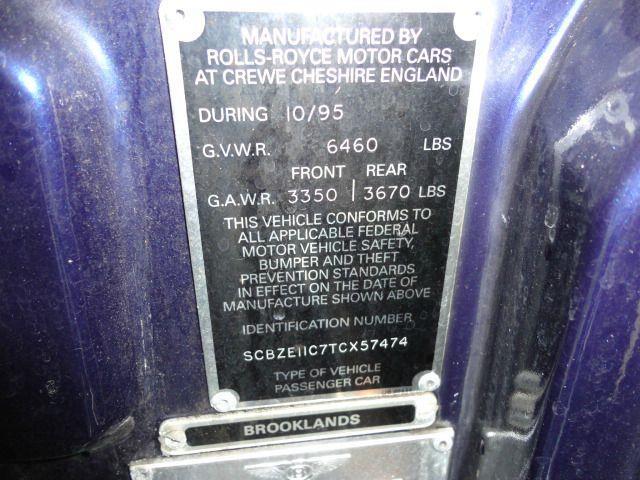 1996 Bentley Brooklands (CC-653156) for sale in Fort Lauderdale, Florida