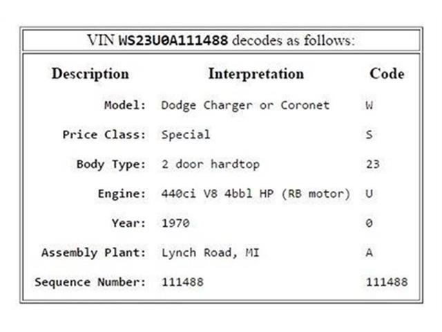 1970 Dodge Coronet 440 (CC-657645) for sale in Miami, Florida