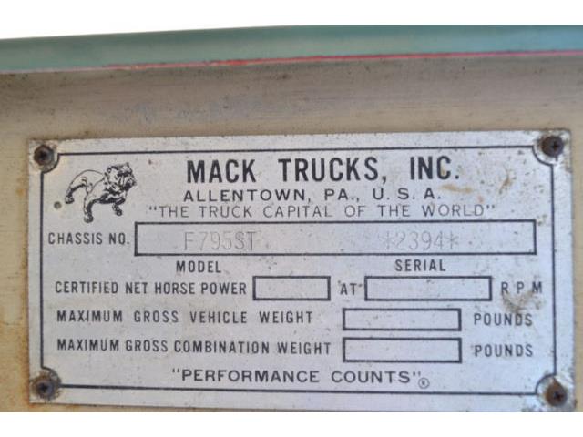 1973 Mack Truck Fs700l (CC-725838) for sale in Hickory, North Carolina