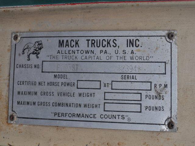 1973 Mack Truck Fs700l (CC-725838) for sale in Hickory, North Carolina