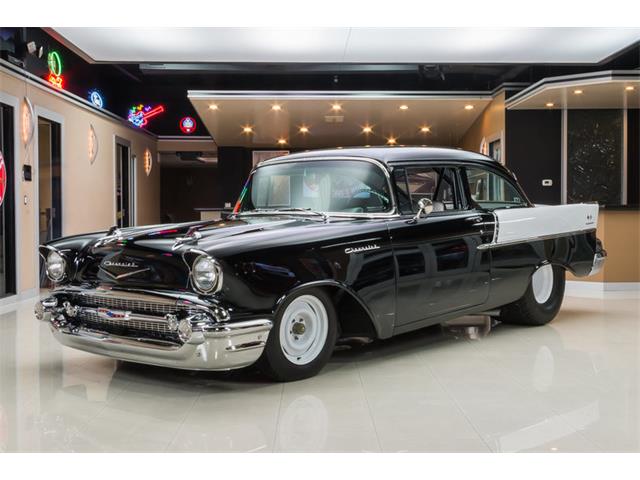 1957 Chevrolet 150 Bel Air Black Widow Fuel Injection Recreation (CC-754409) for sale in Plymouth, Michigan