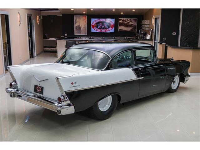 1957 Chevrolet 150 Bel Air Black Widow Fuel Injection Recreation (CC-754409) for sale in Plymouth, Michigan